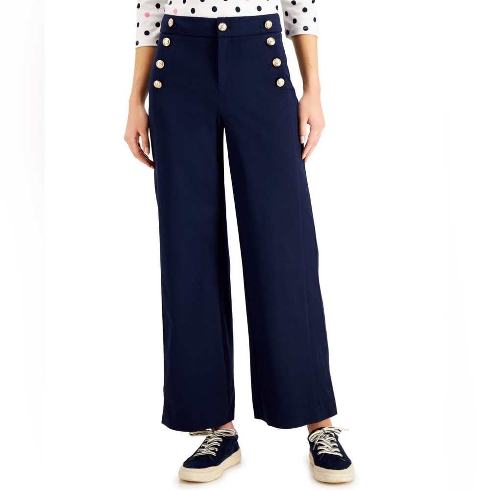 NWT Charter Club Wide Leg Sailor Pants